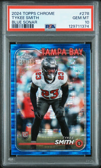 Tykee Smith #278 2024 Topps Chrome PSA 10