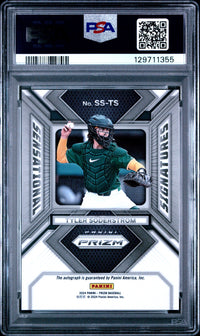Tyler Soderstrom #SSTS 2024 Panini Prizm Sensational Signatures PSA 10