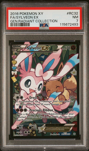 Sylveon Ex #RC32 2016 Pokemon Xy Generations Radiant Collection PSA 7