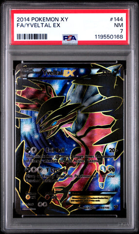 Yveltal Ex #144 2014 Pokemon Xy PSA 7