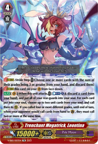 Trenchant Megatrick, Leontina (Foil) (V-SS10/007EN) [Premium Battle Deckset 2023]