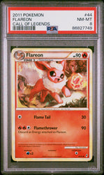 Flareon #44 2011 Pokemon Call Of Legends PSA 8