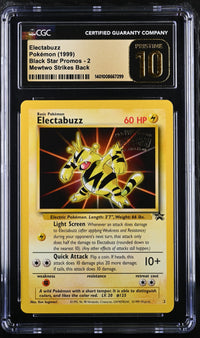Electabuzz #2 1999 Black Star Promos CGC 10