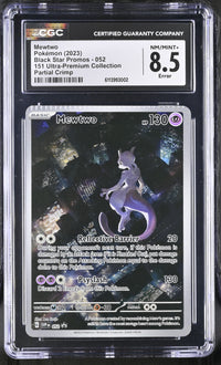 Mewtwo #052 2023 Black Star Promos CGC 8.5 Crimp Error