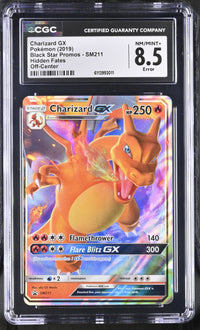 Charizard GX #SM211 2019 Black Star Promos CGC 8.5 Error