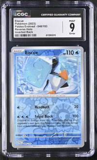 Eiscue #048/193 2023 Paldea Evolved CGC 9 Inverted Back Error