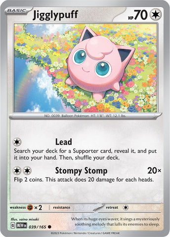 Jigglypuff (039/165) [Scarlet & Violet 151]