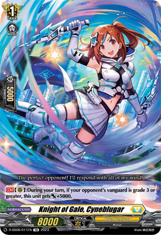 Knight of Gale, Cyneblugar (D-SS06/011EN) [Trial Deck 6: Resonance of Thunder Dragon]