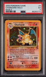 Charizard-Holo #4 2000 Pokemon Game Base Ii PSA 5