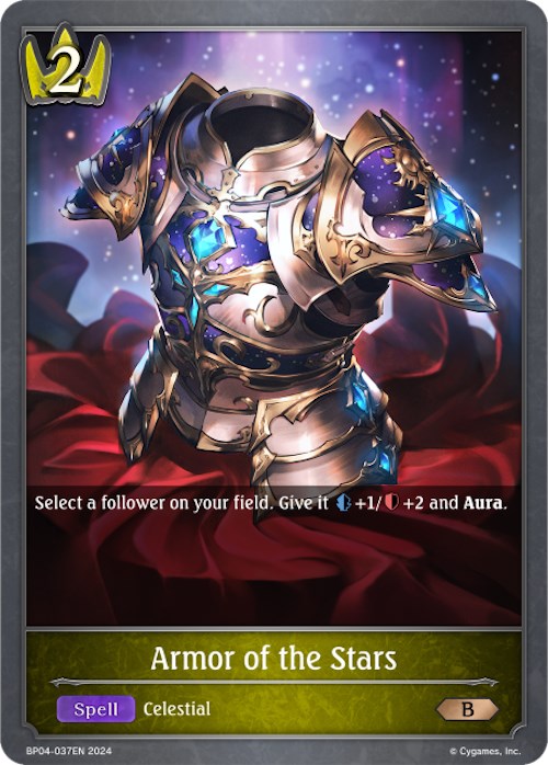 Armor of the Stars (BP04-037EN) [Cosmic Mythos]