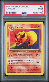Flareon #19 1999 Pokemon Jungle PSA 9