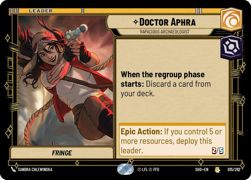 Doctor Aphra - Rapacious Archaeologist (015/262) (015/262) [Shadows of the Galaxy]