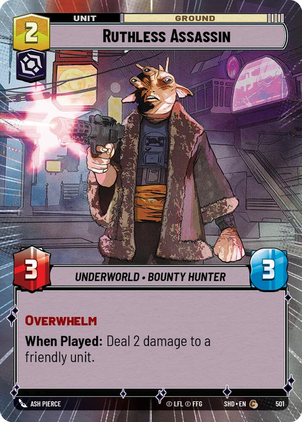 Ruthless Assassin (501) (Hyperspace) (501) [Shadows of the Galaxy]