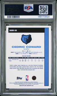 Cedric Coward #80BK-58 2025 Topps 1980-81 Topps Basketball PSA 9