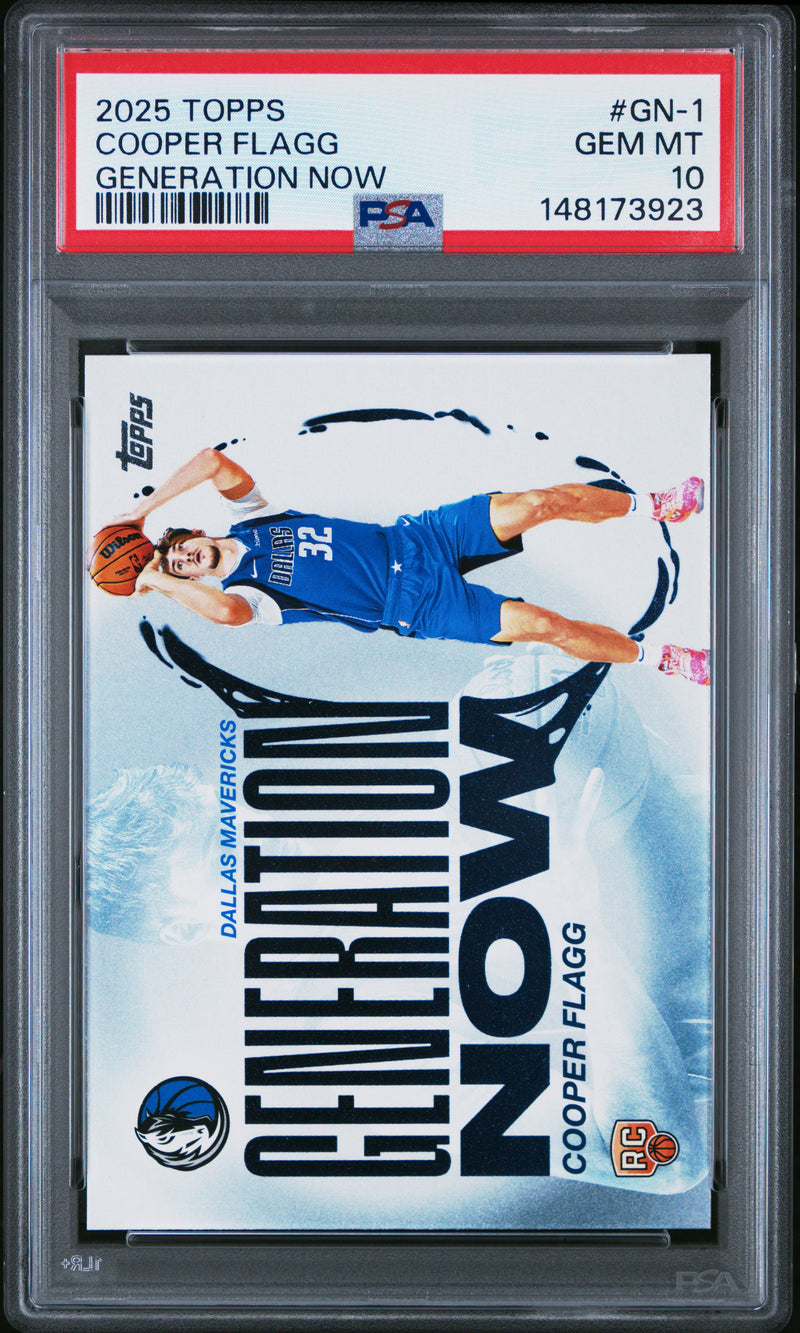 Cooper Flagg #GN-1 2025 Topps Generation Now PSA 10