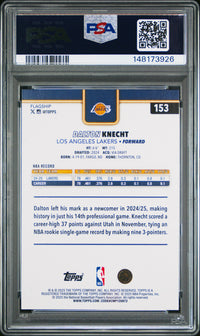 Dalton Knecht #153 2025 Topps PSA 9 Season Tip Off
