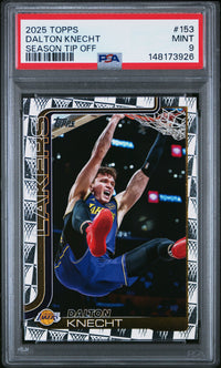 Dalton Knecht #153 2025 Topps PSA 9 Season Tip Off