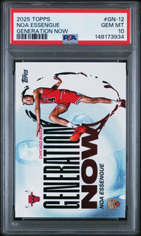 Noa Essengue #GN-12 2025 Topps Generation Now PSA 10