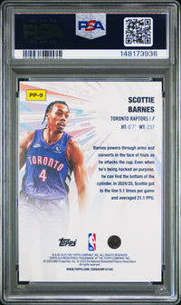 Scottie Barnes #PP-9 2025 Topps Power Players PSA 10