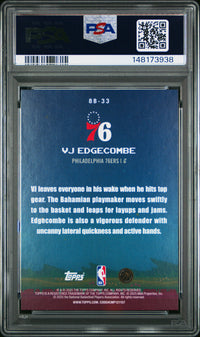 Vj Edgecombe #8B-33 2025 Topps 8 Bit Ballers PSA 8