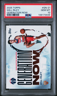 Will Riley #GN-21 2025 Topps Generation Now PSA 10