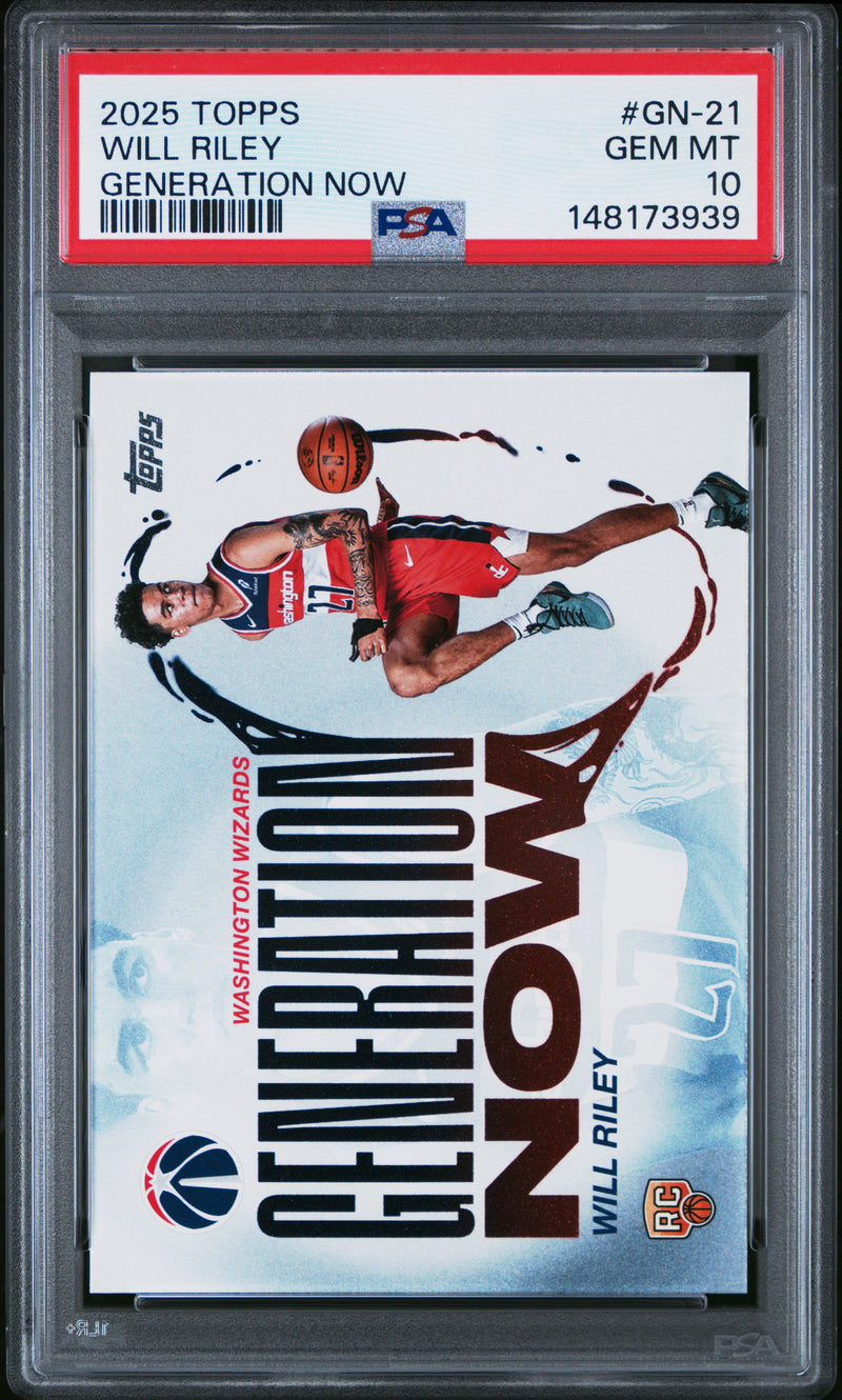 Will Riley #GN-21 2025 Topps Generation Now PSA 10