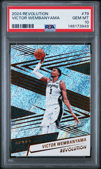 Victor Wembanyama #79 2024 Panini Revolution PSA 10
