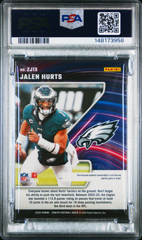 Jalen Hurts #ZJ13 2024 Panini Zenith Z-Jerseys PSA 7