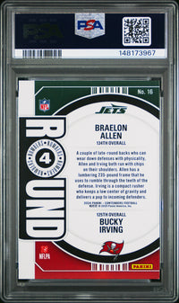 Allen/Irving #16 2024 Panini Contenders Round Numbers PSA 8 Bronze