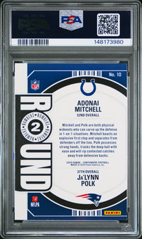 Mitchell/Polk #10 2024 Panini Contenders Round Numbers PSA 8