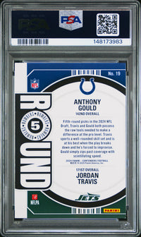 Gould/Travis #19 2024 Panini Contenders Round Numbers PSA 8