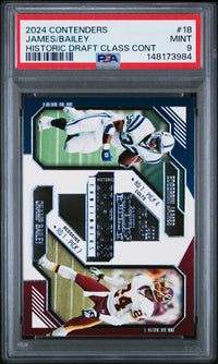 James/Bailey #18 2024 Panini Contenders Historic Draft Class Contenders PSA 9