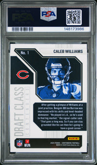 Caleb Williams #1 2024 Panini Contenders Draft Class Contenders PSA 9