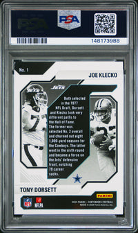 Klecko/Dorsett #1 2024 Panini Contenders Historic Draft Class Contenders PSA 7