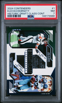 Klecko/Dorsett #1 2024 Panini Contenders Historic Draft Class Contenders PSA 7