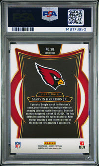 Marvin Harrison Jr. #28 2024 Panini Select PSA 7