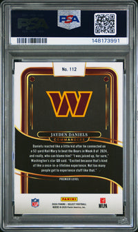 Jayden Daniels #112 2024 Panini Select PSA 10