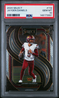 Jayden Daniels #112 2024 Panini Select PSA 10