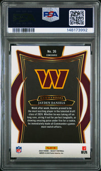 Jayden Daniels #26 2024 Panini Select PSA 9