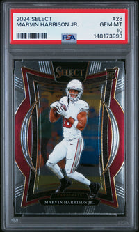 Marvin Harrison Jr. #28 2024 Panini Select PSA 10