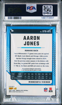 Aaron Jones #DTBAJS 2024 Panini Donruss Optic Donruss Threads PSA 10