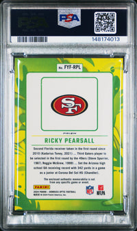 Ricky Pearsall #FYFRPL 2024 Panini Donruss Optic First Year Fresh Relic PSA 8