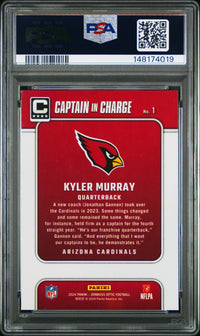 Kyler Murray #1 2024 Panini Donruss Optic Captain In Charge PSA 9