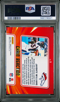 Javonte Williams #9 2024 Panini Donruss Optic Chain Reaction PSA 10