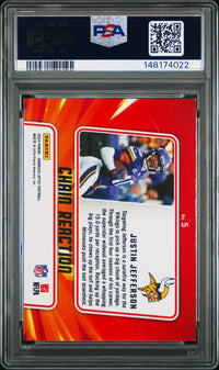 Justin Jefferson #5 2024 Panini Donruss Optic Chain Reaction PSA 10