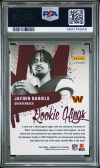 Jayden Daniels #2 2024 Panini Donruss Optic Rookie Kings PSA 9