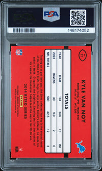 Kyle Van Noy #27 2024 Panini Donruss Optic 2014 Retro Series PSA 8