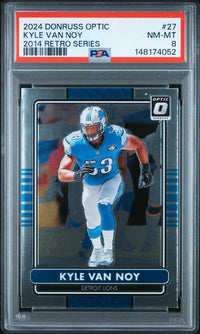 Kyle Van Noy #27 2024 Panini Donruss Optic 2014 Retro Series PSA 8