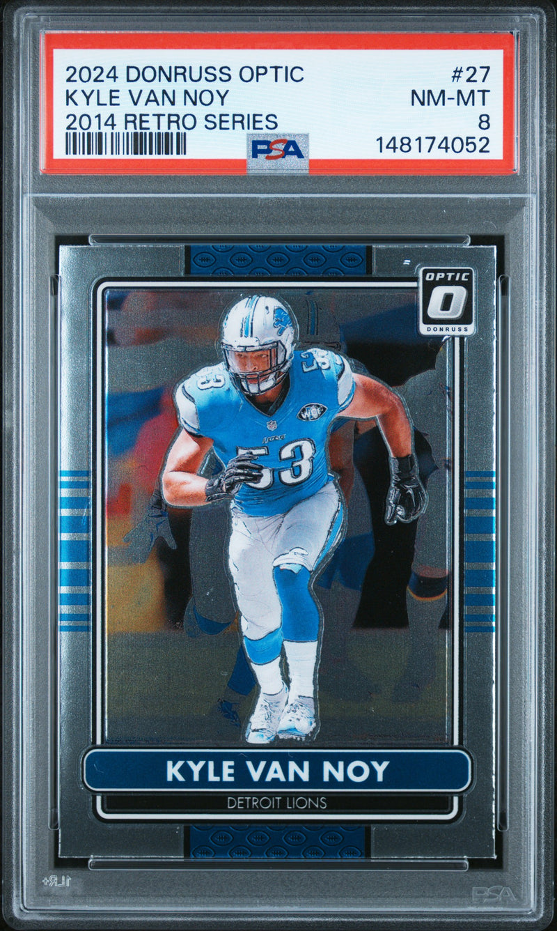 Kyle Van Noy #27 2024 Panini Donruss Optic 2014 Retro Series PSA 8