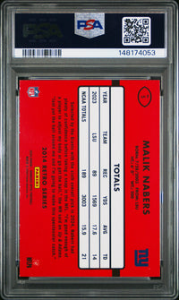Malik Nabers #5 2024 Panini Donruss Optic 2014 Retro Series PSA 9